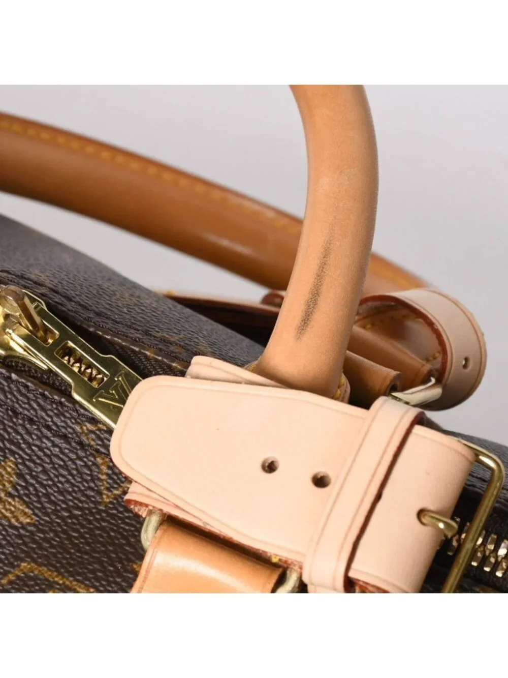 Louis Vuitton Monogram Keepall Bandouliere 50 Brown Boston Bag